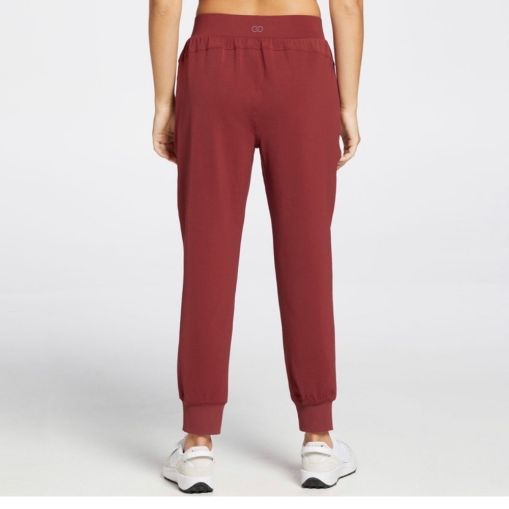 CALIA by Carrie Underwood Maroon High-Rise Track Joggers